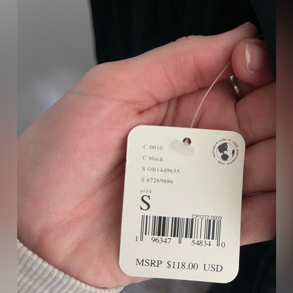 NWT Free People Movement Quarter Zip Black Jacket - Picture 4 of 4